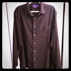 Ralph Lauren Purple Label XL Brown Button Down